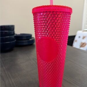 Starbucks Vibrant Pink Studded Tumbler